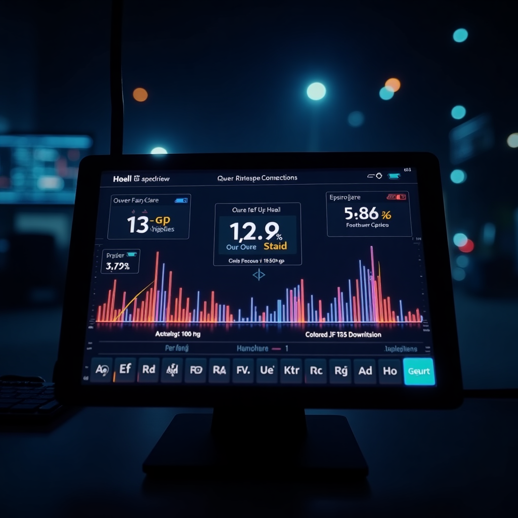 Prueba de velocidad de conexión de fibra óptica